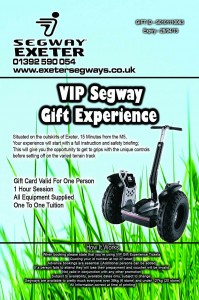 Segway Voucher Exeter Devon